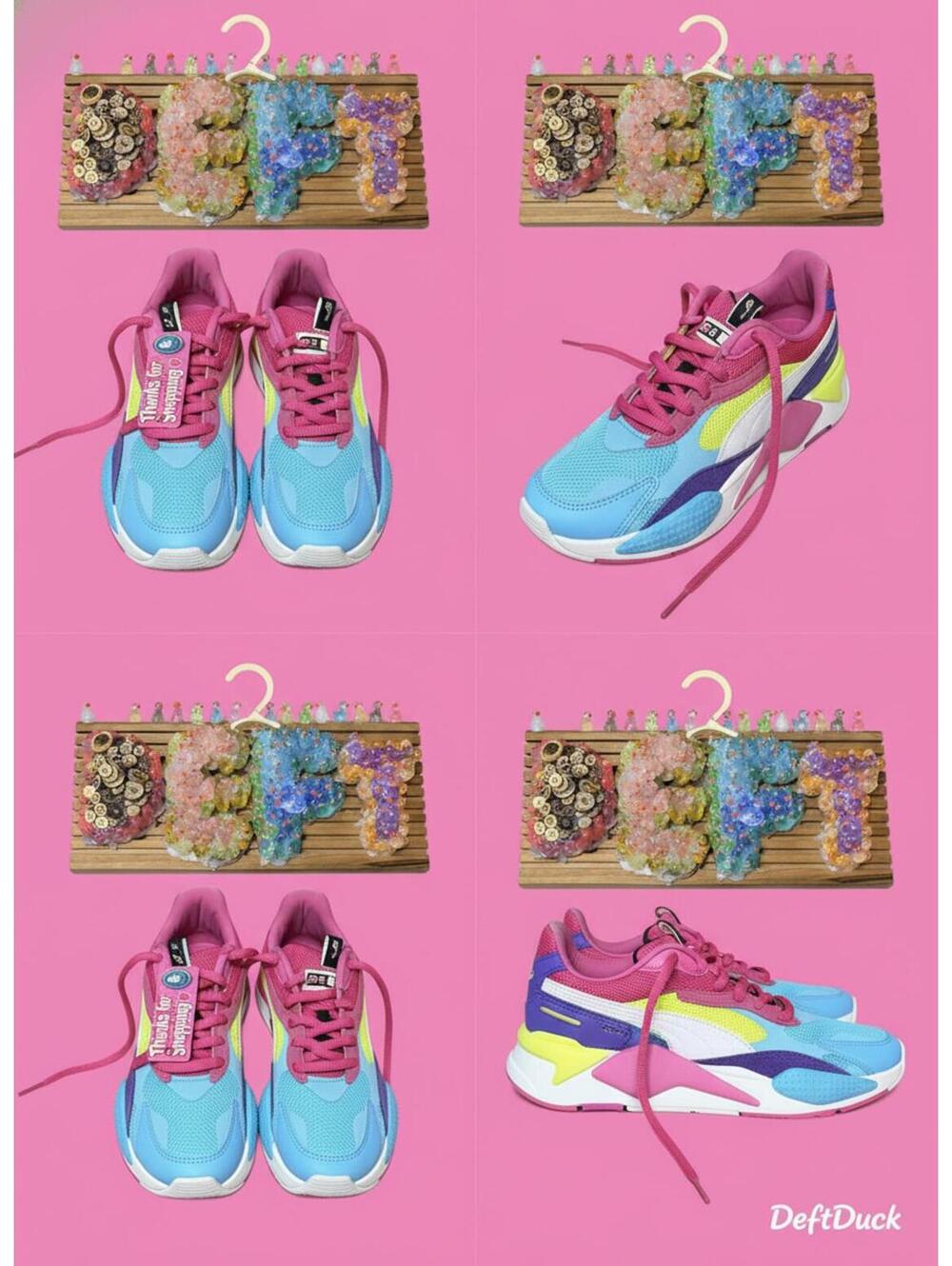 Puma RS-X³ Puzzle Sneakers by DeftDuck - Color Pop Alert!